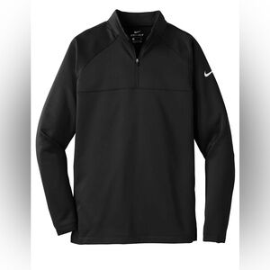 Nike Men's Black Therma-FIT 1/2-Zip Fleece